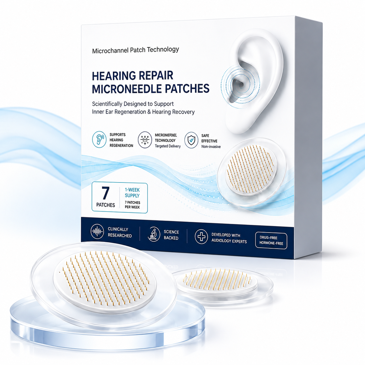 Hearing Repair Microneedle Patches
