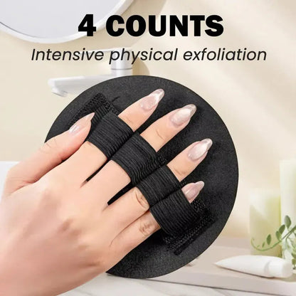 Insideefy®-4 Counts Soft Rubber Shower Scrubber for Efficient Cleansing Body🚿
