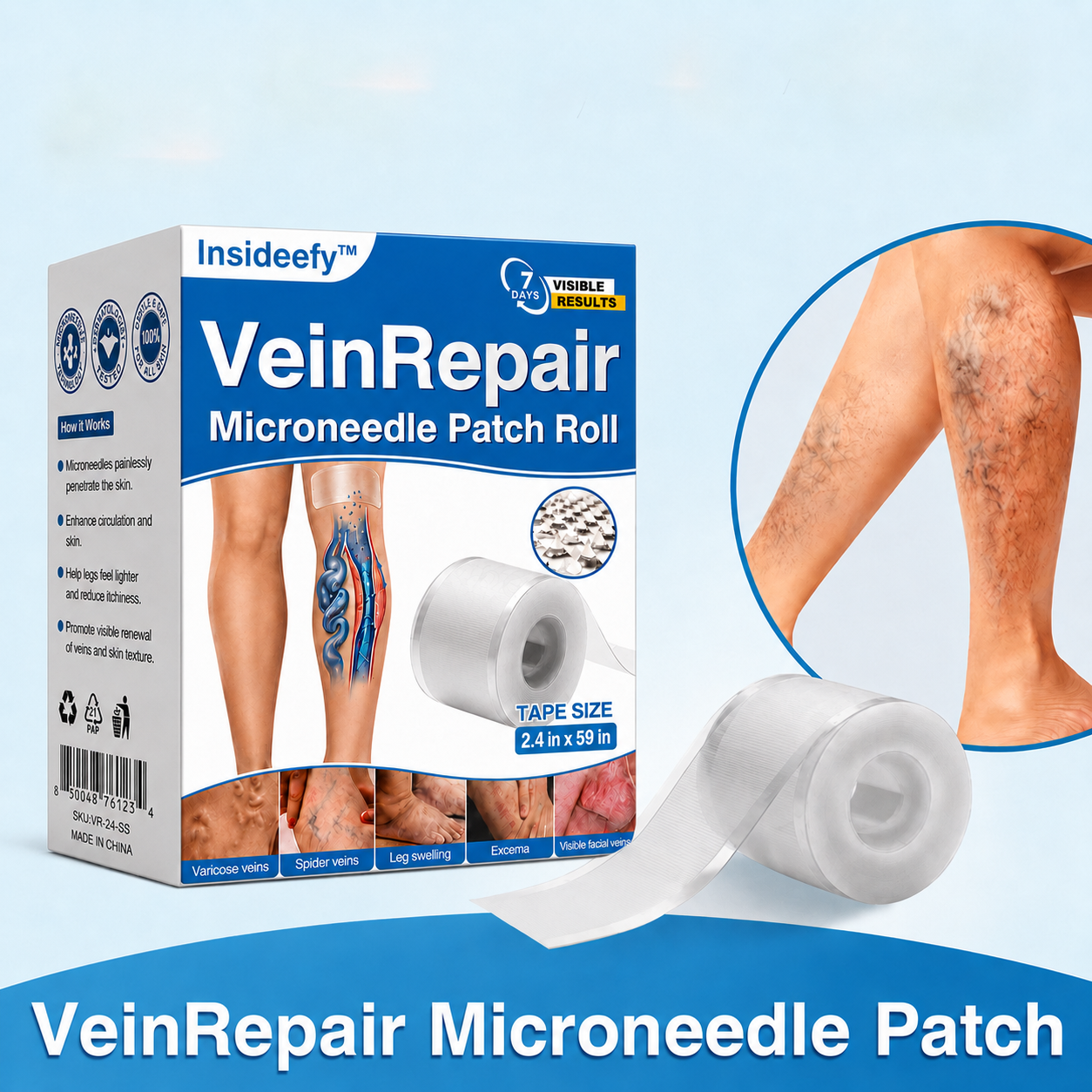 VeinRepair Microneedle Patch