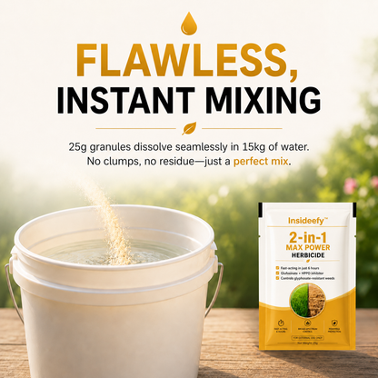🌿 6-Hour Total Kill, Zero Glyphosate | Insideefy™ 2-in-1 Max Power Herbicide